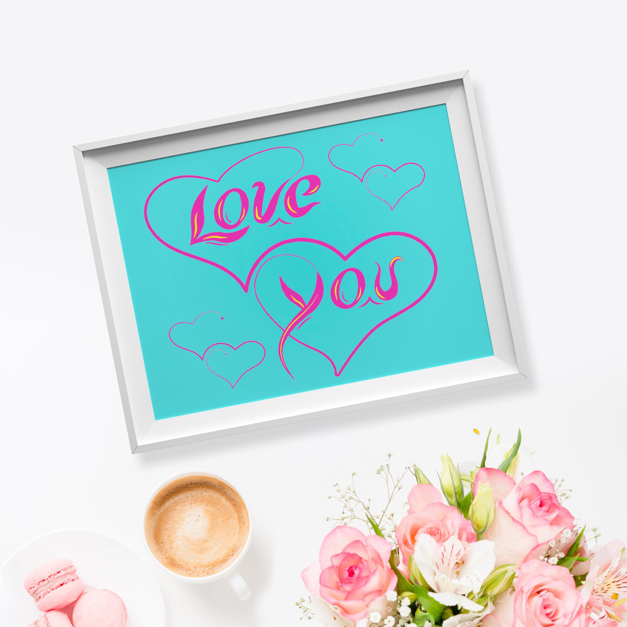 Love You Illustration